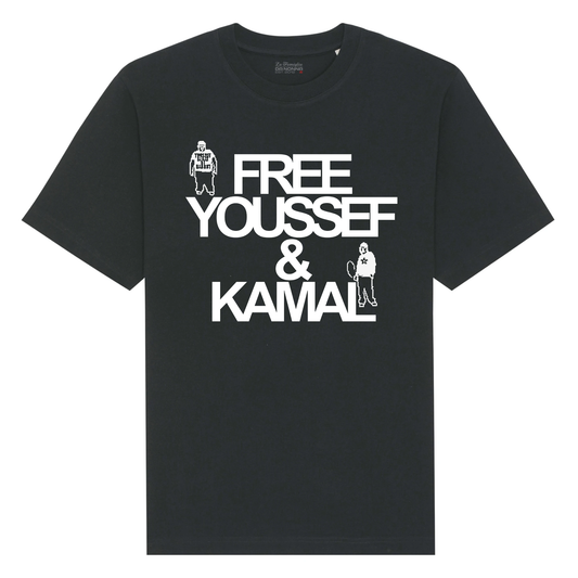 FREE YOUSSEF & KAMAL| TEE | BLACK